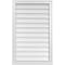 Ekena Millwork Vertical Surface Mount PVC Gable Vent w/ 2"W x 2"H , Brickmould Sill Frame, 24"W x 38"H GVPVE24X3803SN - alternate 1